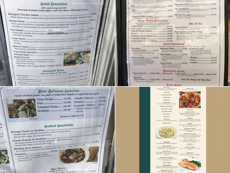 The Sardine Can Menu