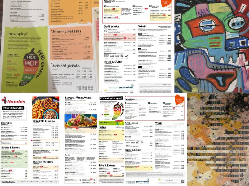 Nando's South Harrow Menu