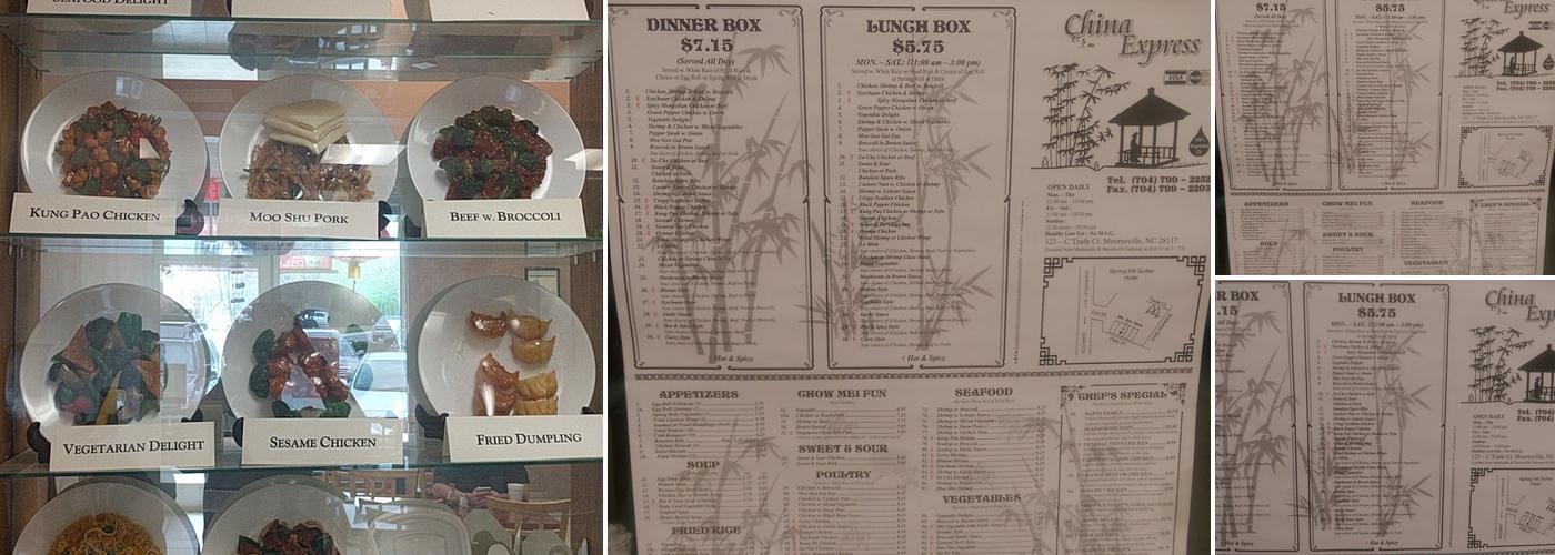 China Express Menu