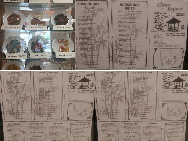 China Express Menu