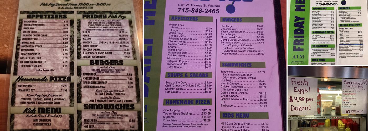 Treu’s Tic Toc Menu