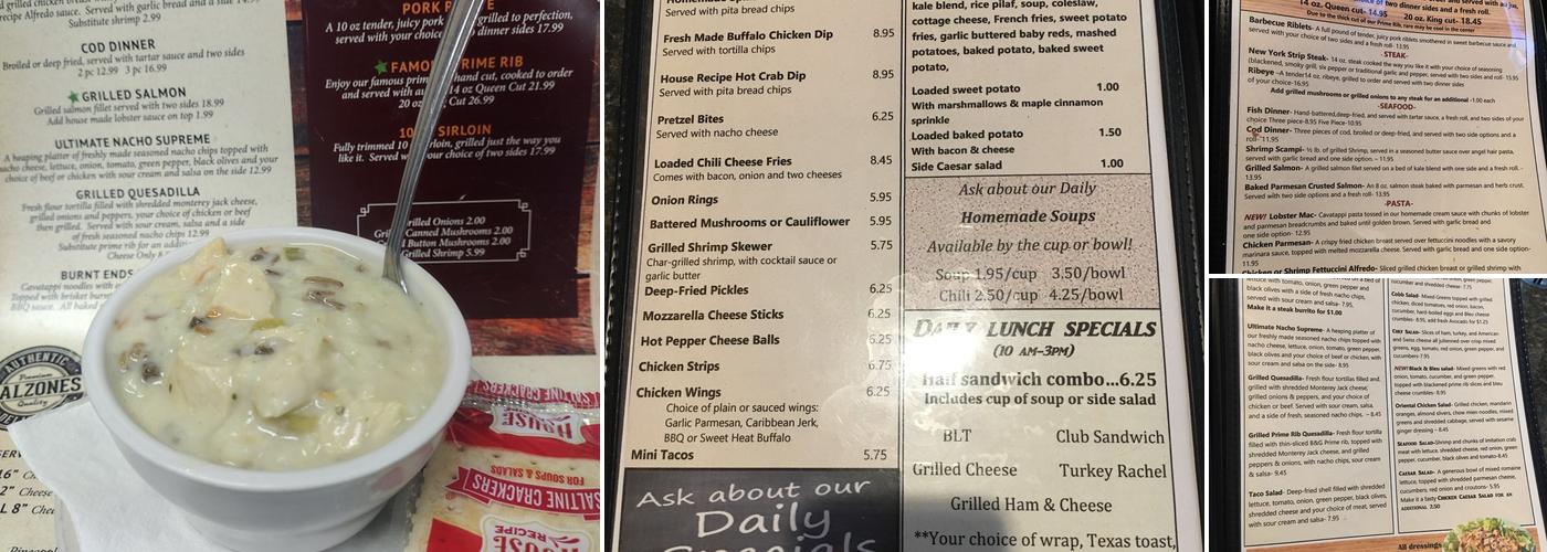 North Branch Bar & Grill Menu