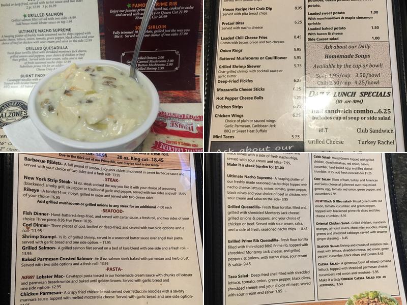 North Branch Bar & Grill Menu