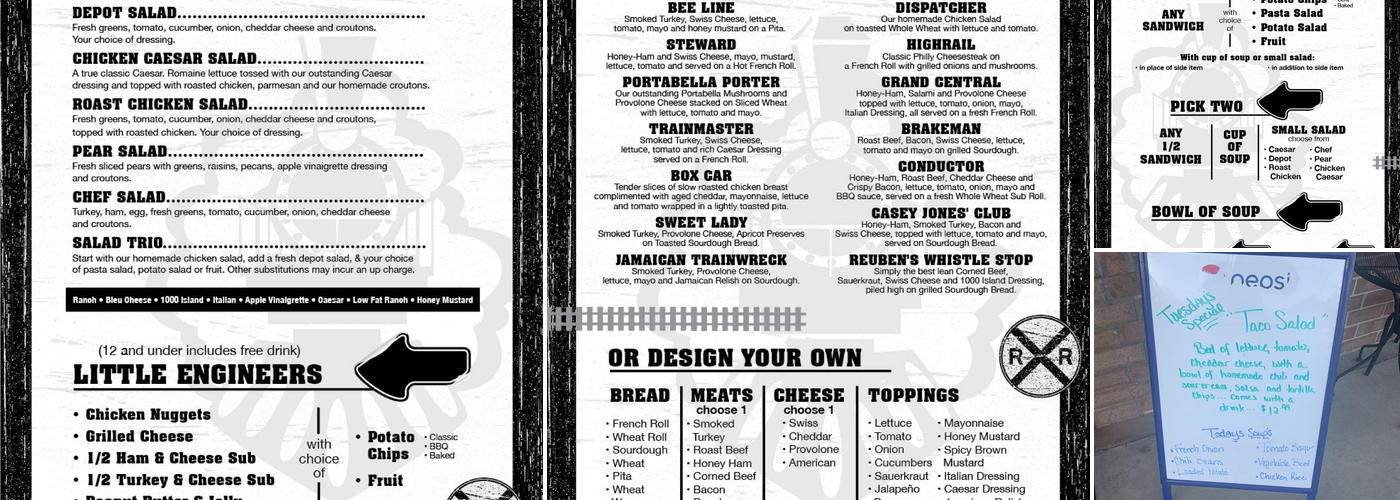 Southbound Sandwich Works Menu