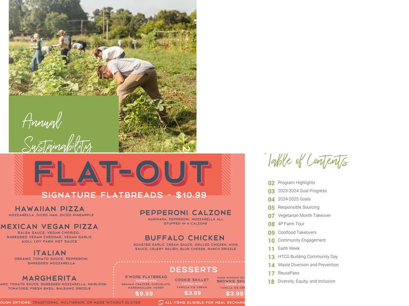 Lakeside Dining Hall Menu
