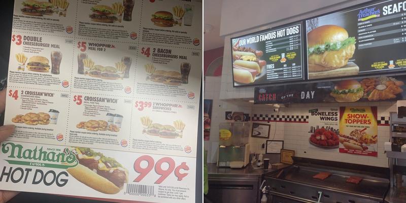 Nathan's Famous Menu