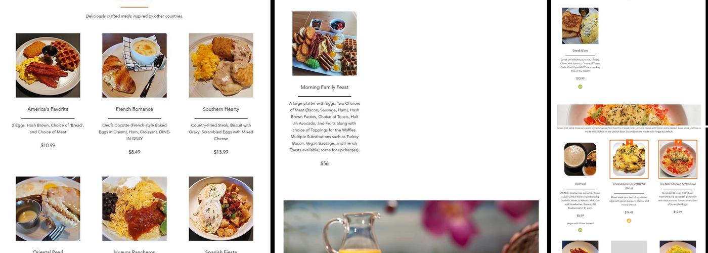 Moma’s Unwind Cafe Menu