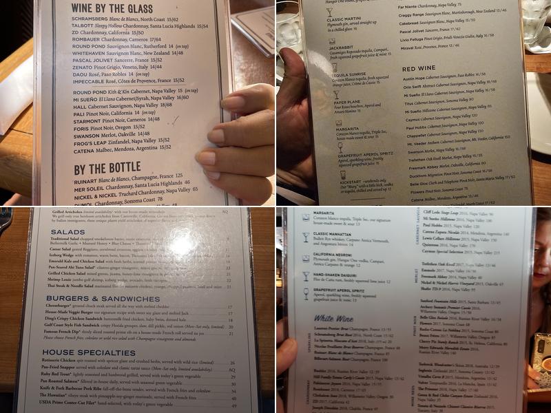 Hillstone Restaurant Menu