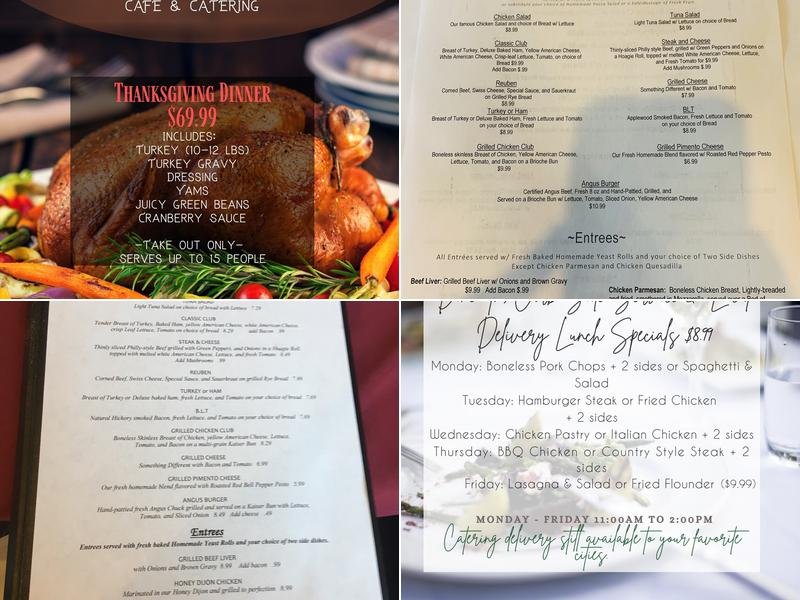 Something Different Cafe & Catering Menu