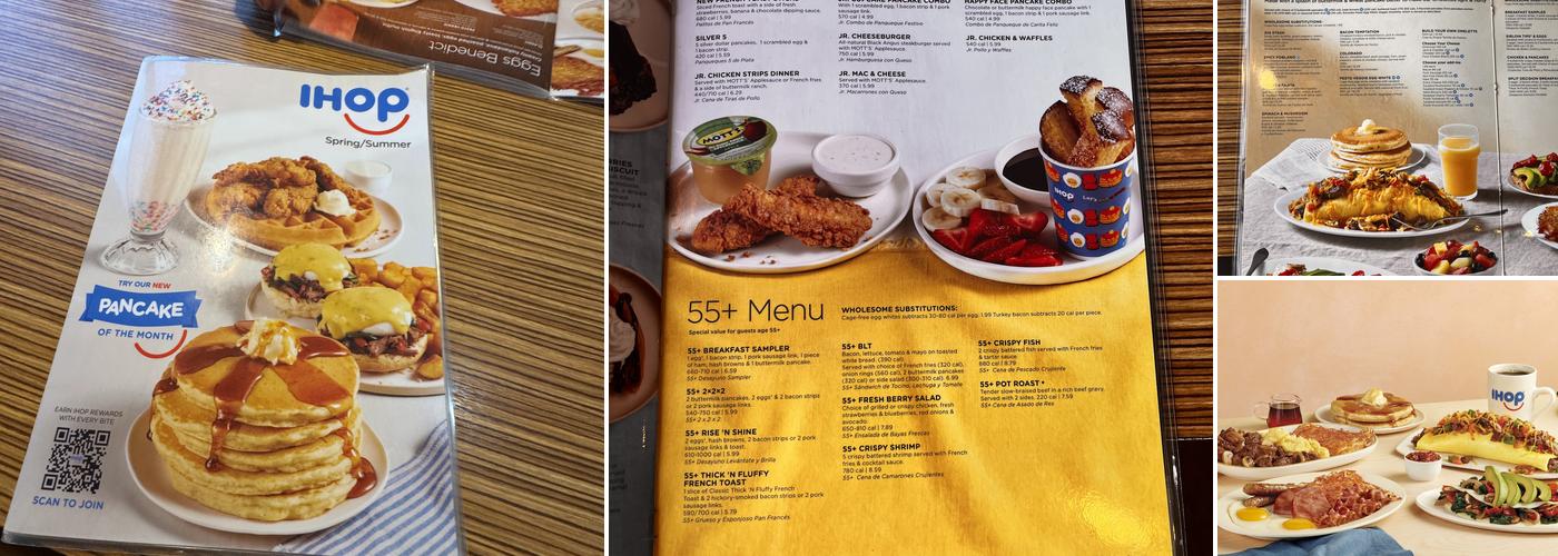 IHOP Menu