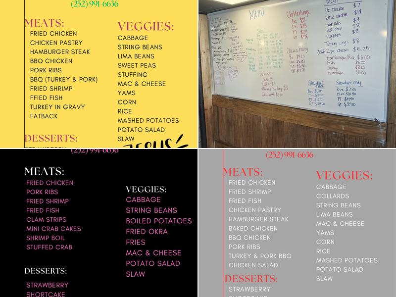 Sylvia's Family Restaurant Menu