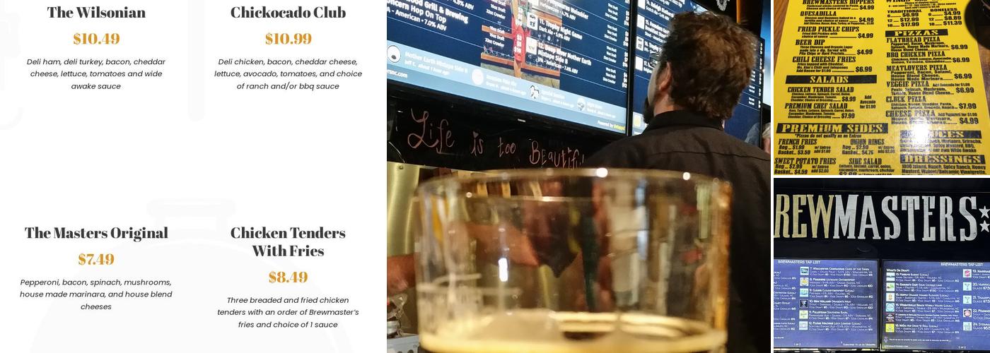 Brewmasters Menu