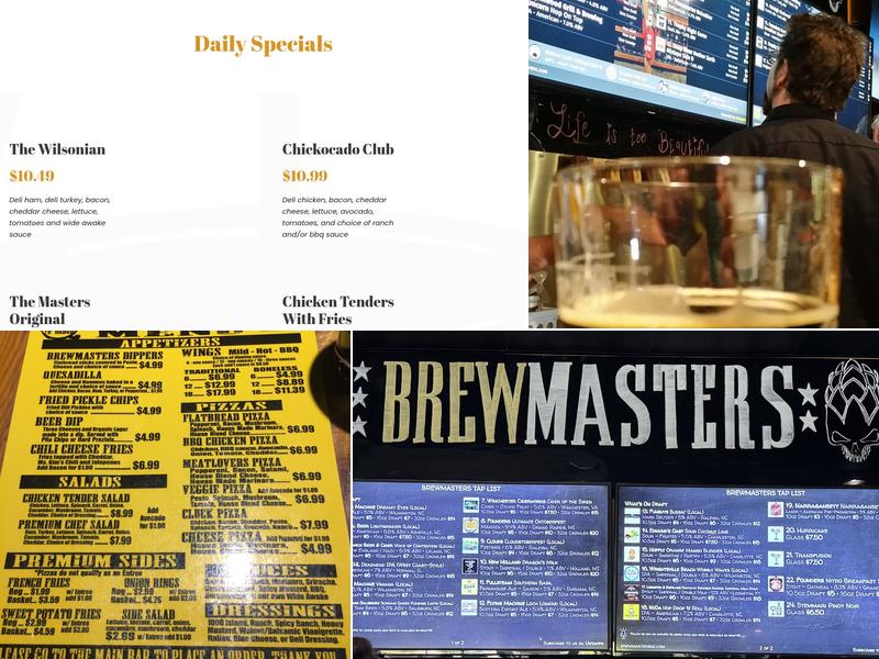 Brewmasters Menu