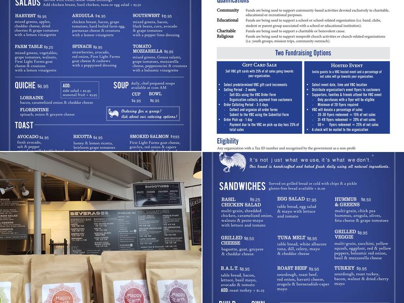 Village Bakery & Cafe, Victor NY Menu