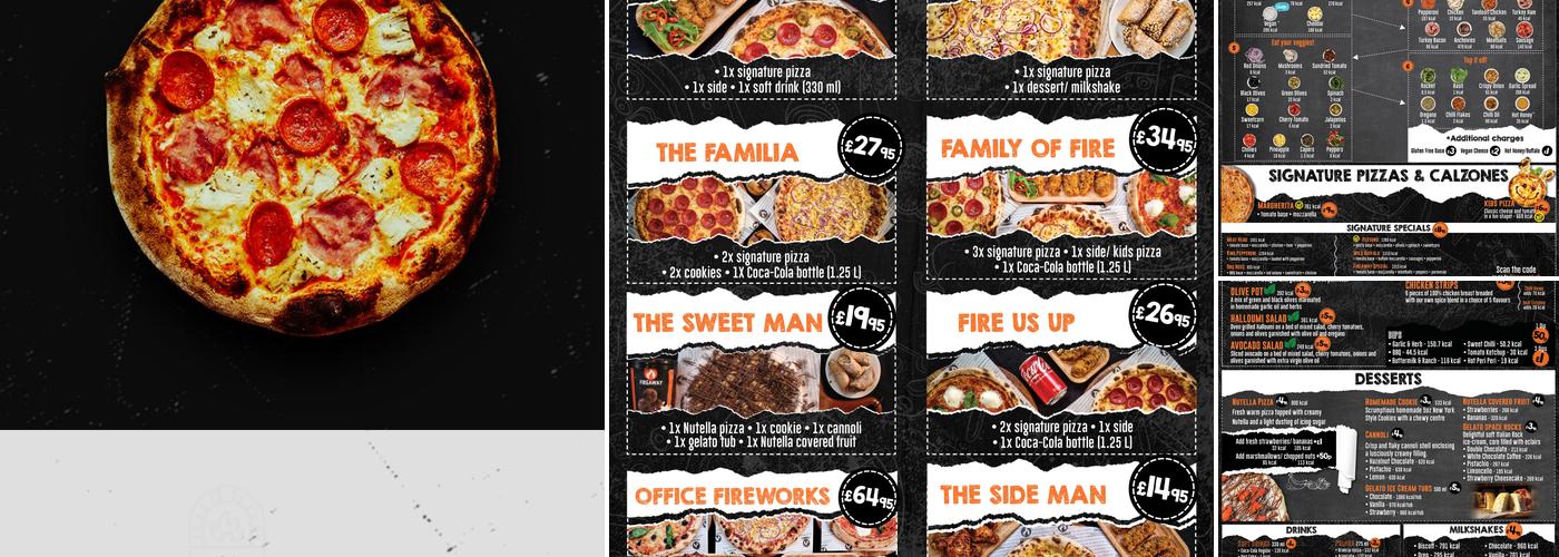 Fireaway Holloway Menu