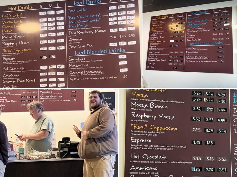 WiredCoffeeEspress Menu