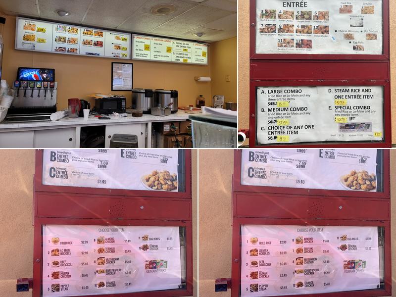 Oriental Garden Express Menu