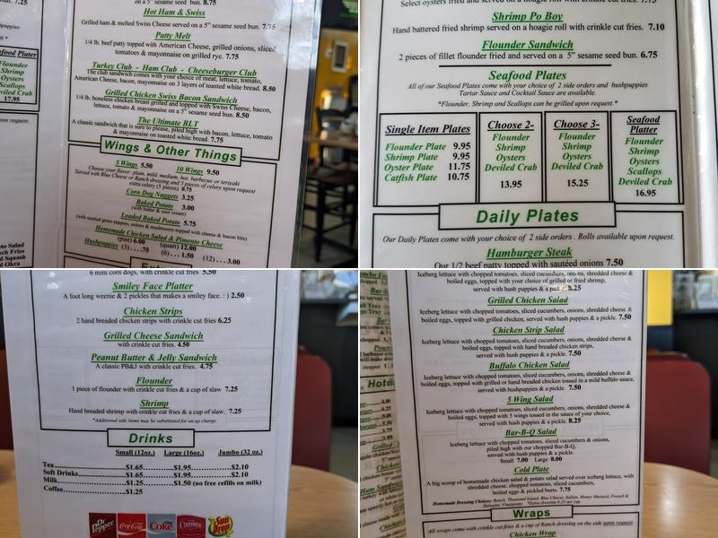 Field House BBQ Menu