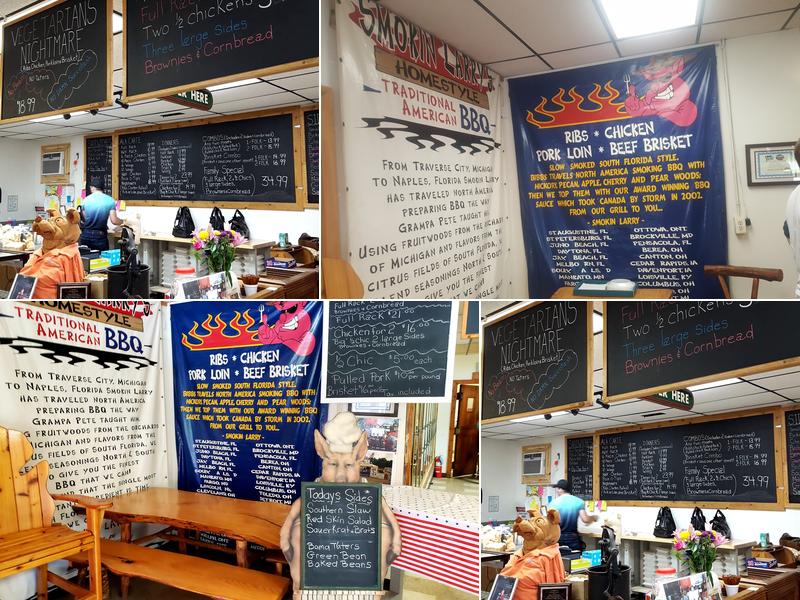 Homeboy Barbeque Menu