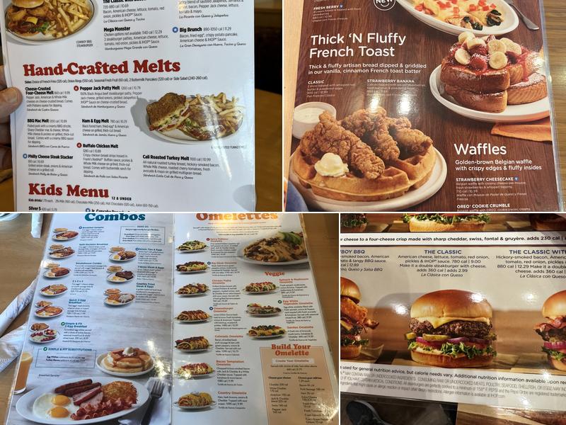 IHOP Menu