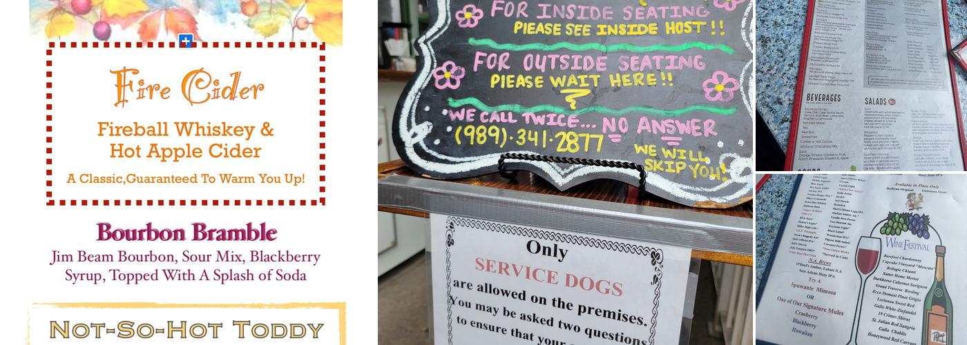 Tiffany's Food & Spirits Menu