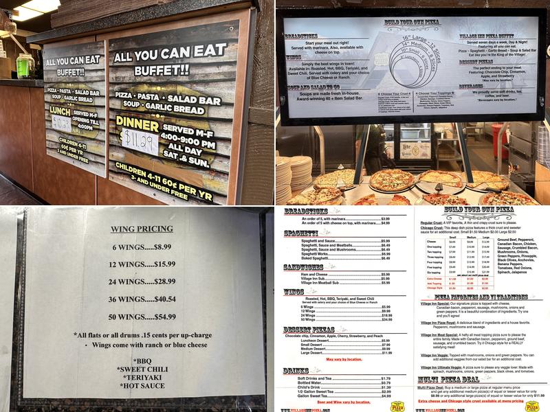 Village Inn Pizza Lenoir Menu