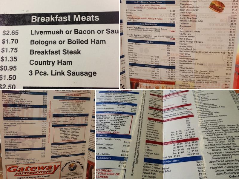 West End BBQ Menu