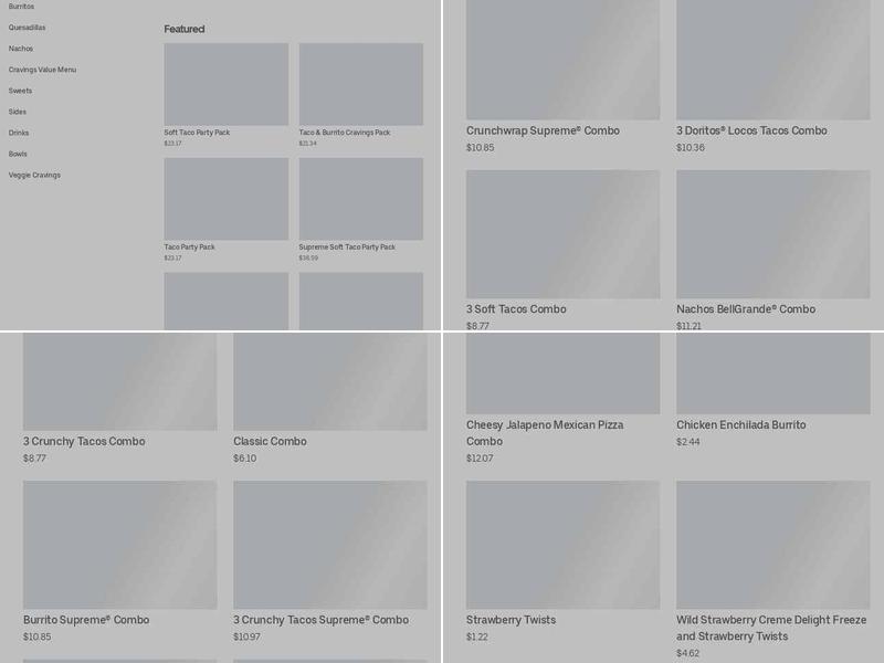 Taco Bell Menu