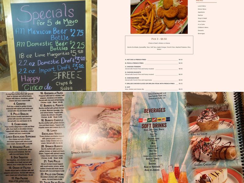 Rancho Viejo Mexican Grill Menu