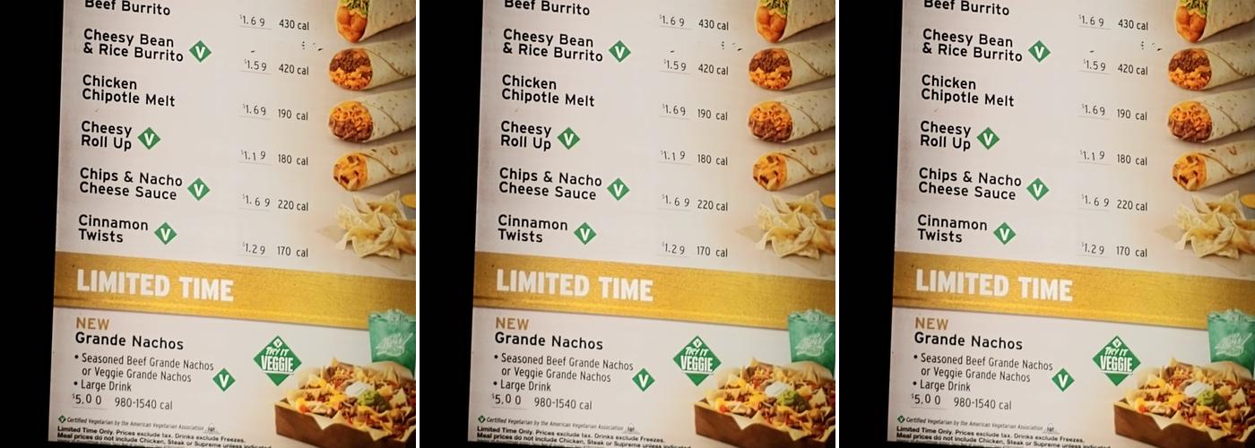 Taco Bell Menu