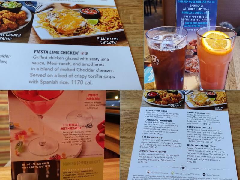 Applebee's Grill + Bar Menu