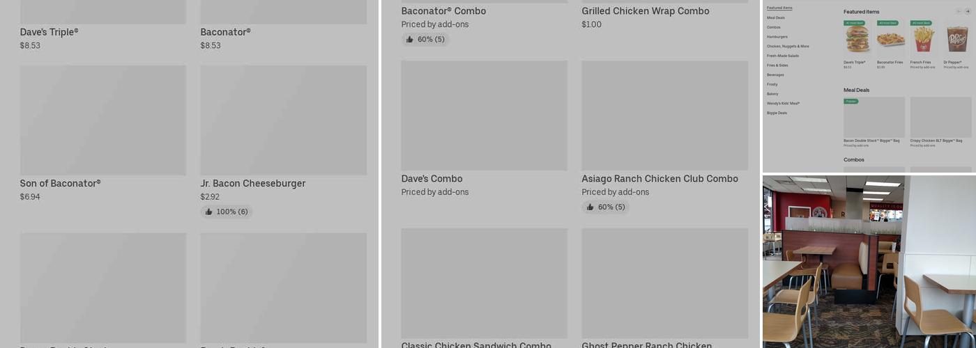 Wendy's Menu