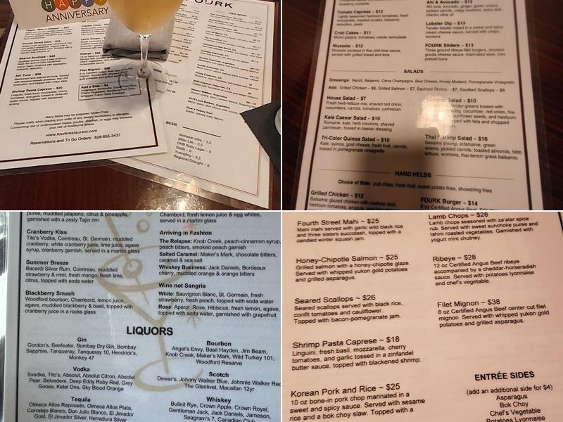FOURK Menu