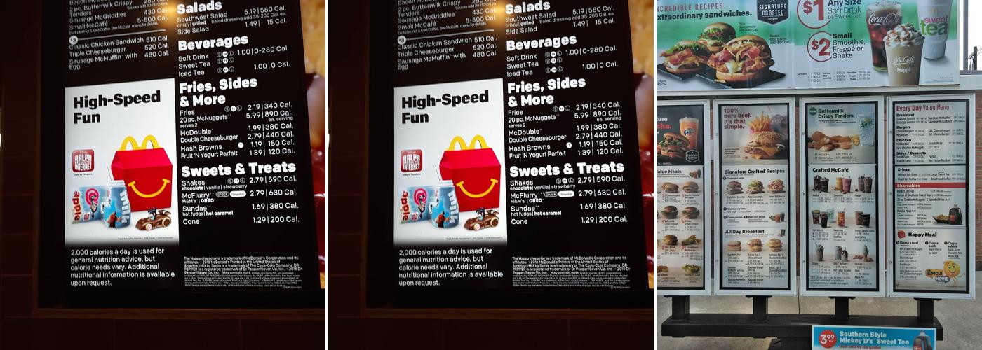 McDonald's Menu