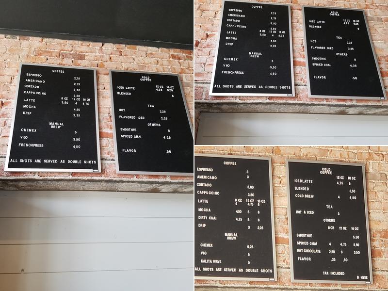Balanced Coffee Co Menu