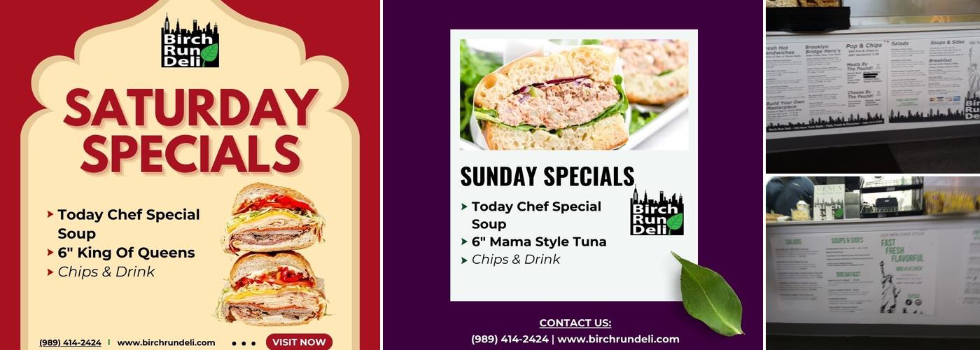 Birch Run Deli Menu