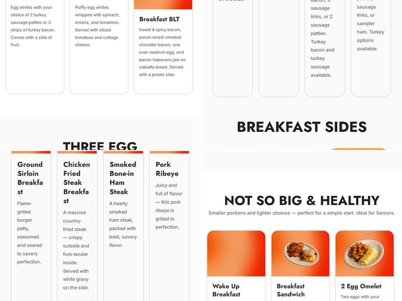 Granny's Kitchen Menu