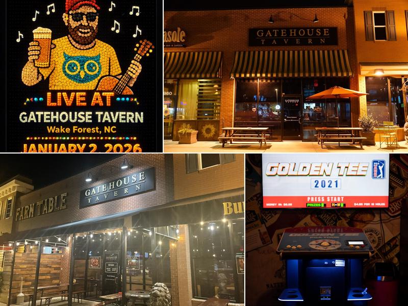 Gatehouse Tavern 960 Gateway Commons Cir, Wake Forest