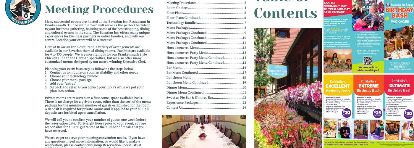 Ratskeller Cafe Menu