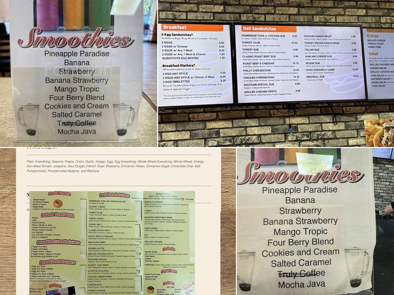 Andy's NY Bagel Cafe & Deli Menu