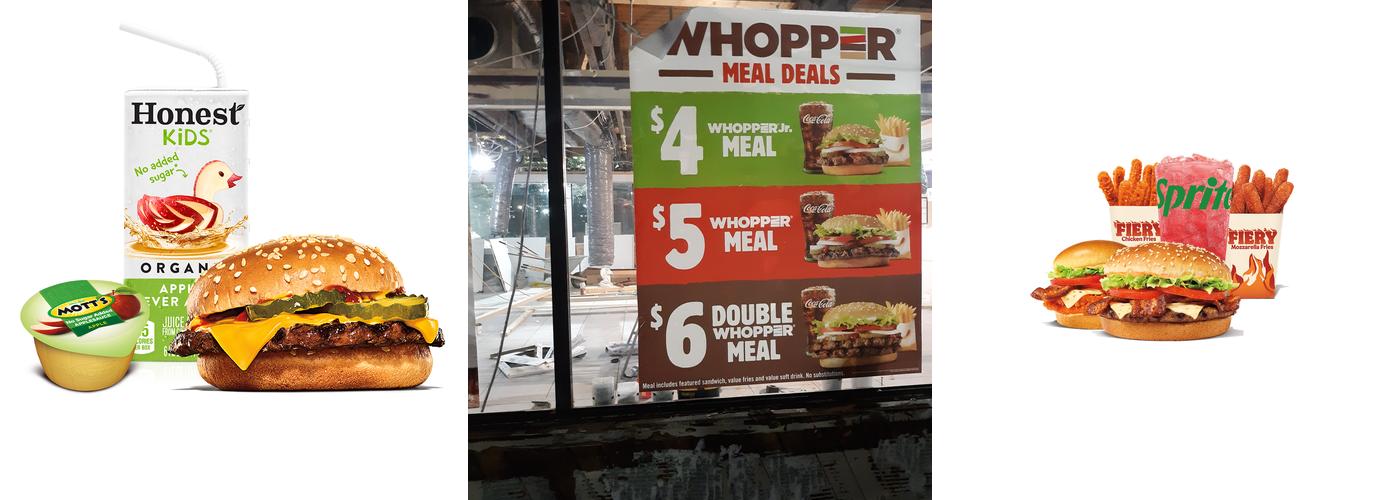 Burger King Menu
