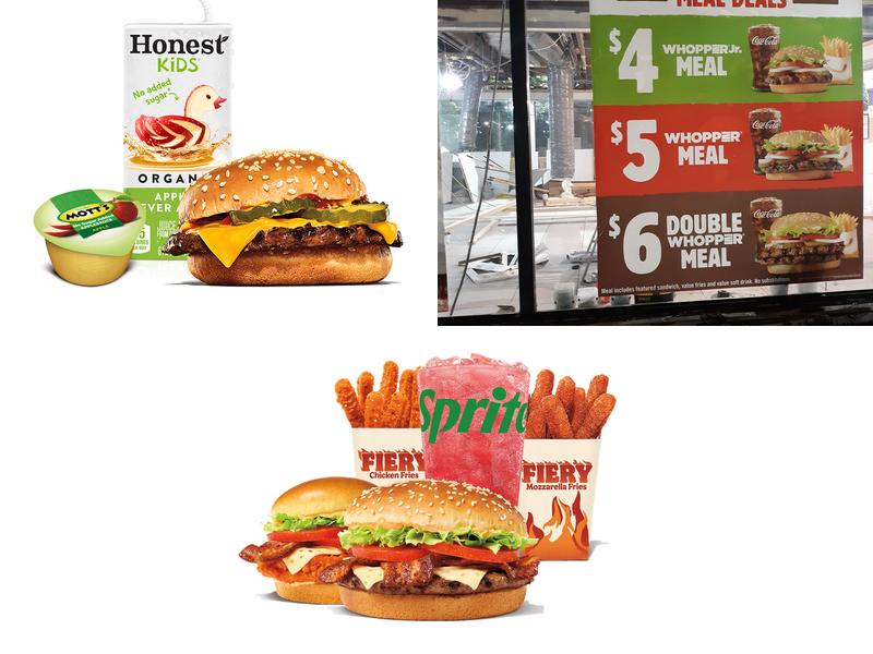 Burger King Menu