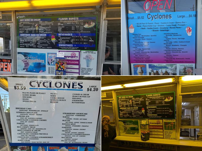 Eva’s Dairy Cafe Menu