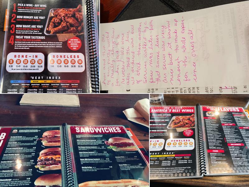 East Coast Wings + Grill Menu