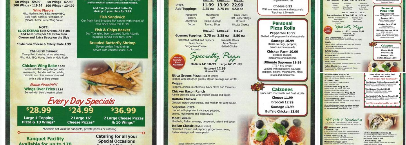 Foxfire Restaurant Menu