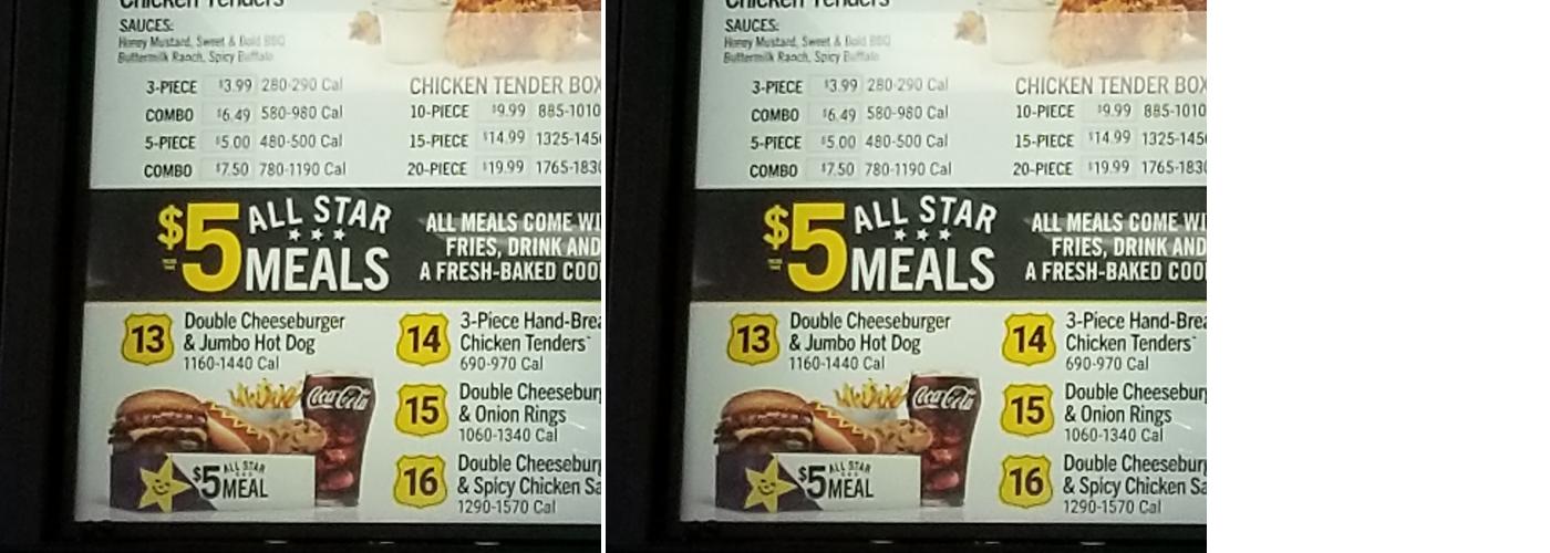 Hardee’s Menu