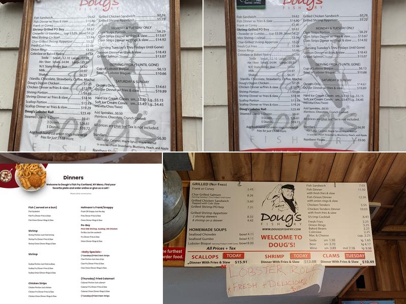 Doug's Fish Fry Menu