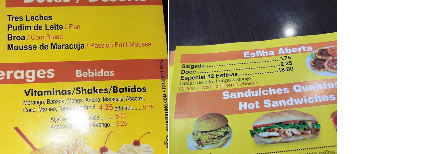 Mega Pizza Menu