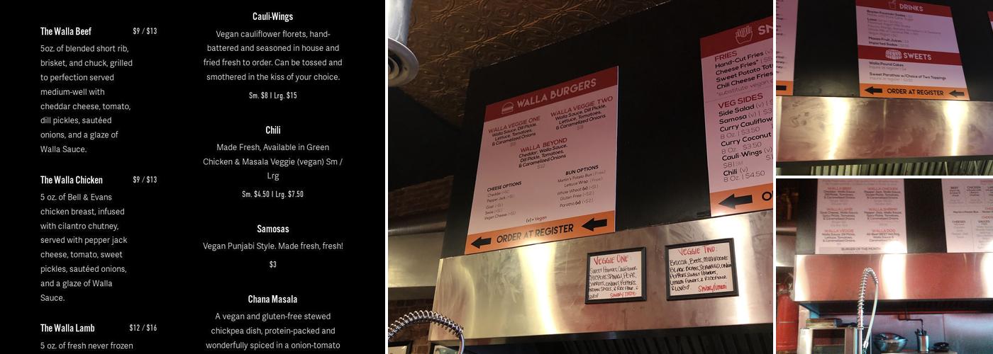 Burger Walla Menu