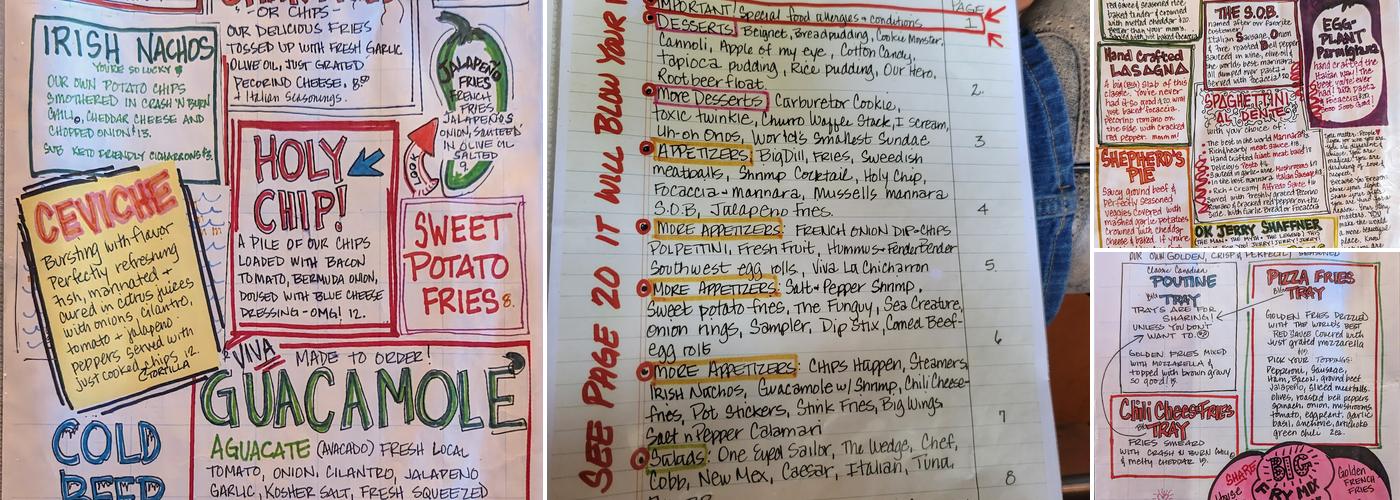 Junkyard Cafe Menu